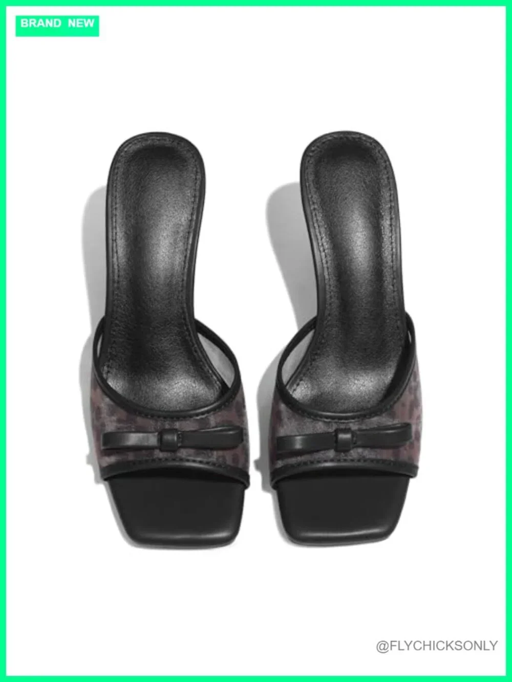 Square Open Toe Raffia Dressy Wedge Sandals Slip-On Low Heel Mules Comfort